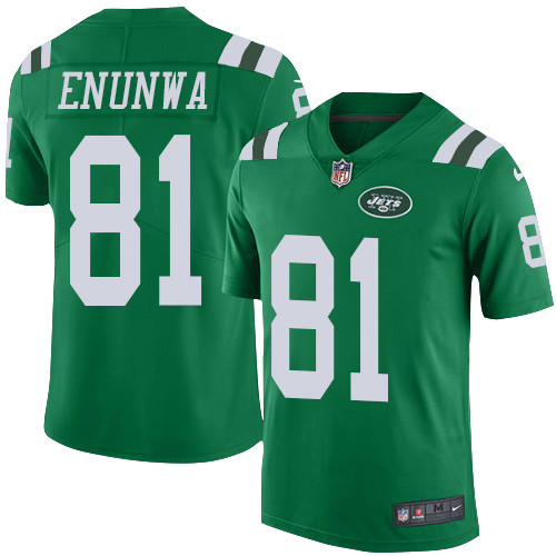 Jets #81 Quincy Enunwa Green Men's Stitched Football Limited Rush Jersey Jets #81 Quincy Enunwa Green Men's Stitched Football Limited Rush Jersey