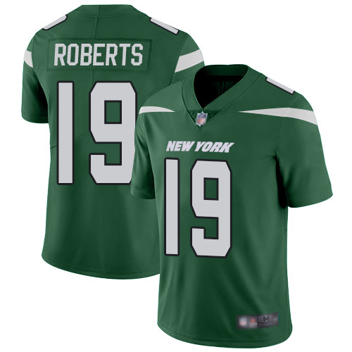 Jets #19 Andre Roberts Green Team Color Men's Stitched Football Vapor Untouchable Limited Jersey Jets #19 Andre Roberts Green Team Color Men's Stitched Football Vapor Untouchable Limited Jersey