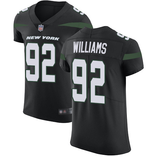 Jets #92 Leonard Williams Black Alternate Men's Stitched Football Vapor Untouchable Elite Jersey Jets #92 Leonard Williams Black Alternate Men's Stitched Football Vapor Untouchable Elite Jersey