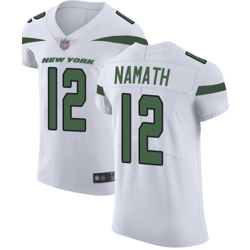 Jets #12 Joe Namath White Men's Stitched Football Vapor Untouchable Elite Jersey Jets #12 Joe Namath White Men's Stitched Football Vapor Untouchable Elite Jersey