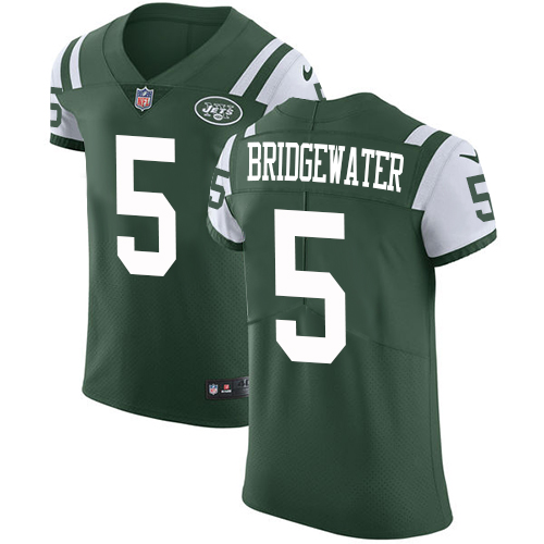 Nike Jets #5 Teddy Bridgewater Green Team Color Men's Stitched NFL Vapor Untouchable Elite Jersey Nike Jets #5 Teddy Bridgewater Green Team Color Men's Stitched NFL Vapor Untouchable Elite Jersey