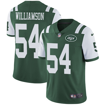 Nike Jets #54 Avery Williamson Green Team Color Men's Stitched NFL Vapor Untouchable Limited Jersey Nike Jets #54 Avery Williamson Green Team Color Men's Stitched NFL Vapor Untouchable Limited Jersey