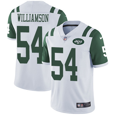 Nike Jets #54 Avery Williamson White Men's Stitched NFL Vapor Untouchable Limited Jersey Nike Jets #54 Avery Williamson White Men's Stitched NFL Vapor Untouchable Limited Jersey