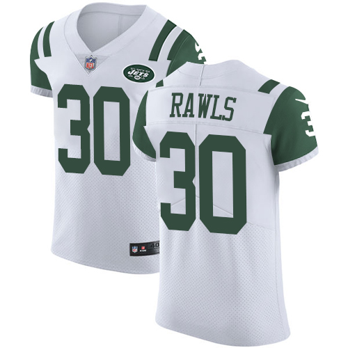 Nike Jets #30 Thomas Rawls White Men's Stitched NFL Vapor Untouchable Elite Jersey Nike Jets #30 Thomas Rawls White Men's Stitched NFL Vapor Untouchable Elite Jersey