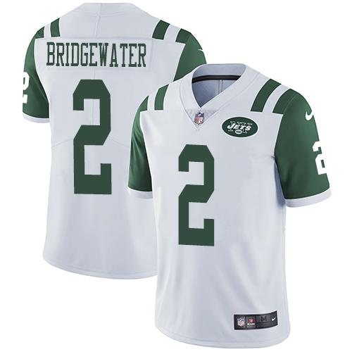 Nike Jets #2 Teddy Bridgewater White Men's Stitched NFL Vapor Untouchable Limited Jersey Nike Jets #2 Teddy Bridgewater White Men's Stitched NFL Vapor Untouchable Limited Jersey