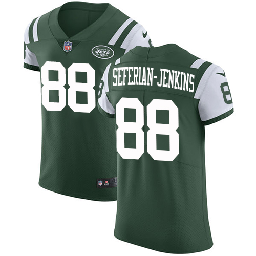 Nike Jets #88 Austin Seferian-Jenkins Green Team Color Men's Stitched NFL Vapor Untouchable Elite Jersey Nike Jets #88 Austin Seferian-Jenkins Green Team Color Men's Stitched NFL Vapor Untouchable Elite Jersey