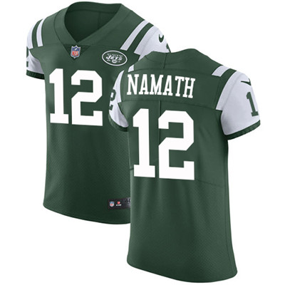 Nike Jets #12 Joe Namath Green Team Color Men's Stitched NFL Vapor Untouchable Elite Jersey Nike Jets #12 Joe Namath Green Team Color Men's Stitched NFL Vapor Untouchable Elite Jersey