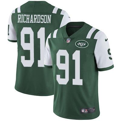 Nike Jets #91 Sheldon Richardson Green Team Color Men's Stitched NFL Vapor Untouchable Limited Jersey Nike Jets #91 Sheldon Richardson Green Team Color Men's Stitched NFL Vapor Untouchable Limited Jersey