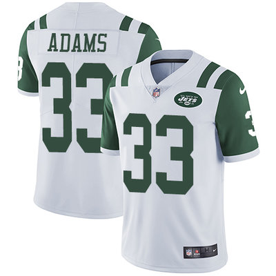 Nike Jets #33 Jamal Adams White Men's Stitched NFL Vapor Untouchable Limited Jersey Nike Jets #33 Jamal Adams White Men's Stitched NFL Vapor Untouchable Limited Jersey