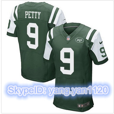 Nike New York Jets #9 Bryce Petty Green Team Color Men's Stitched NFL Elite Jersey Nike New York Jets #9 Bryce Petty Green Team Color Men's Stitched NFL Elite Jersey