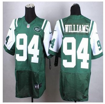 New New York Jets #94 Leonard Williams Green Team Color Men''s Stitched NFL Elite jersey