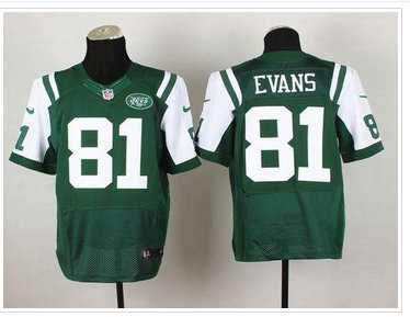 New York Jets #81 Shaq Evans Green Team Color NFL Elite Jersey New York Jets #81 Shaq Evans Green Team Color NFL Elite Jersey