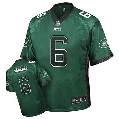 NEW New York Jets #6 Mark Sanchez Green Team Color Stitched NFL Elite Drift Fashion Jersey NEW New York Jets #6 Mark Sanchez Green Team Color Stitched NFL Elite Drift Fashion Jersey