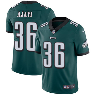 Nike Eagles #36 Jay Ajayi Midnight Green Team Color Men's Stitched NFL Vapor Untouchable Limited Jersey