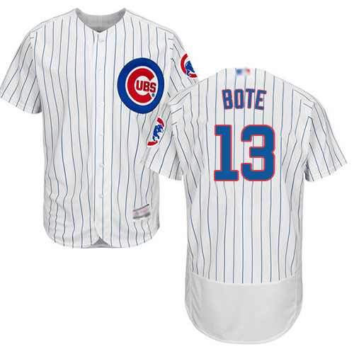 Cubs #13 David Bote White Flexbase Authentic Collection Stitched Baseball Jersey Cubs #13 David Bote White Flexbase Authentic Collection Stitched Baseball Jersey