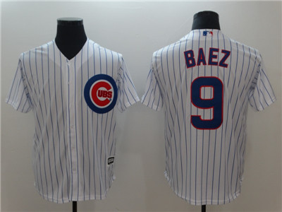 Cubs #9 Javiers Baez White Cool Base Jersey Cubs #9 Javiers Baez White Cool Base Jersey