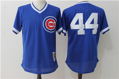 Cubs 44 Anthony Rizzo Blue Cooperstown Collection Mesh Batting Practice Jersey Cubs 44 Anthony Rizzo Blue Cooperstown Collection Mesh Batting Practice Jersey
