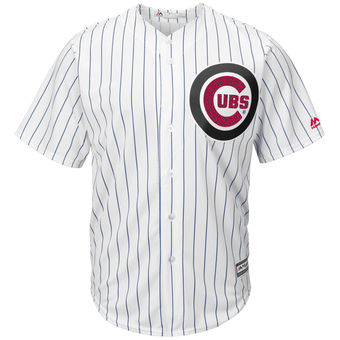 Chicago Cubs Majestic Fashion Stars & Stripes Cool Base Jersey - White Chicago Cubs Majestic Fashion Stars & Stripes Cool Base Jersey - White