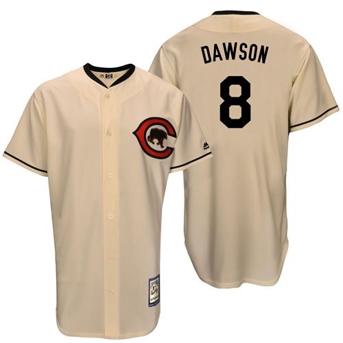 Mitchell And Ness Cubs #8 Andre Dawson Cream Throwback Stitched MLB Jersey Mitchell And Ness Cubs #8 Andre Dawson Cream Throwback Stitched MLB Jersey