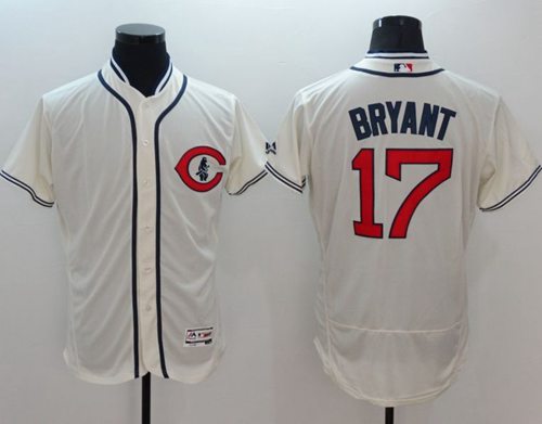 Cubs #17 Kris Bryant Cream Flexbase Authentic Collection 1929 Turn Back The Clock Stitched MLB Jersey Cubs #17 Kris Bryant Cream Flexbase Authentic Collection 1929 Turn Back The Clock Stitched MLB Jersey