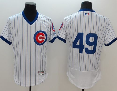 Cubs #49 Jake Arrieta White Flexbase Authentic Collection Cooperstown Stitched MLB Jersey Cubs #49 Jake Arrieta White Flexbase Authentic Collection Cooperstown Stitched MLB Jersey