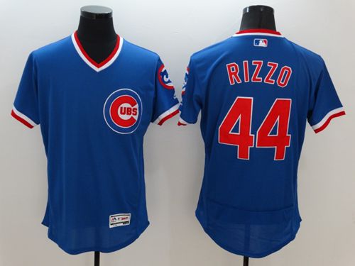 Cubs #44 Anthony Rizzo Blue Flexbase Authentic Collection Cooperstown Stitched MLB Jersey Cubs #44 Anthony Rizzo Blue Flexbase Authentic Collection Cooperstown Stitched MLB Jersey