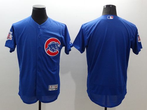 Cubs Blank Blue Flexbase Authentic Collection Stitched MLB Jersey Cubs Blank Blue Flexbase Authentic Collection Stitched MLB Jersey