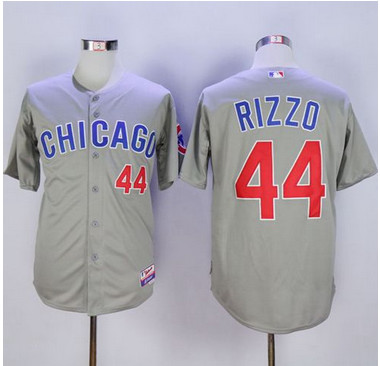 Cubs #44 Anthony Rizzo Grey Cool Base Stitched MLB Jersey Cubs #44 Anthony Rizzo Grey Cool Base Stitched MLB Jersey