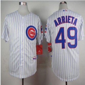 Chicago Cubs #49 Jake Arrieta White Home Cool Base Stitched Baseball Jersey Chicago Cubs #49 Jake Arrieta White Home Cool Base Stitched Baseball Jersey