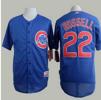 Chicago Cubs #22 Addison Russell Blue Alternate Cool Base Stitched Baseball Jersey Chicago Cubs #22 Addison Russell Blue Alternate Cool Base Stitched Baseball Jersey