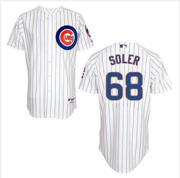 Chicago Cubs #68 Jorge Soler White Home Cool Base Stitched Baseball Jersey Chicago Cubs #68 Jorge Soler White Home Cool Base Stitched Baseball Jersey