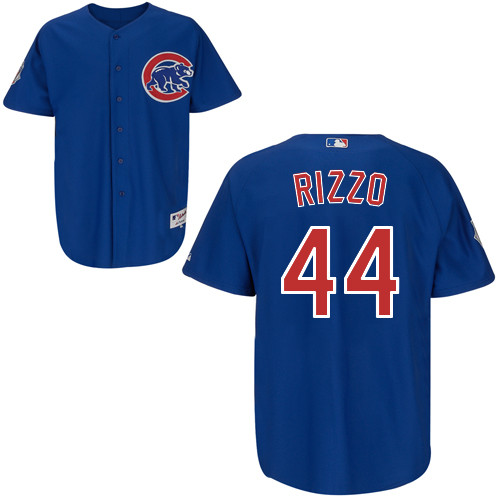 Chicago Cubs 44# Rizzo Blue Authentic Personalized Alternate Jersey Chicago Cubs 44# Rizzo Blue Authentic Personalized Alternate Jersey