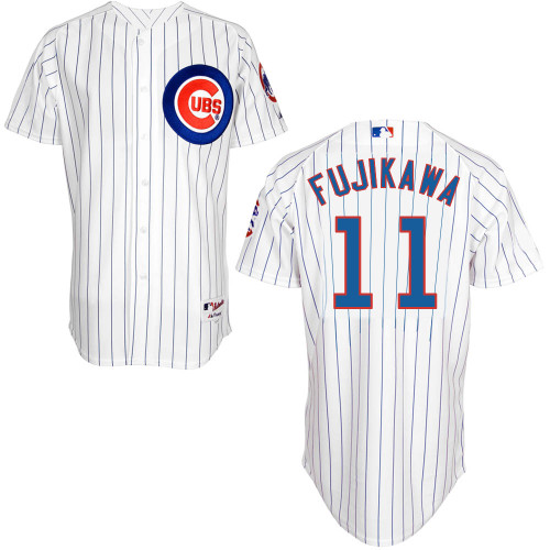 Chicago Cubs 11# Fujikawa White Authentic Personalized Home Jersey Chicago Cubs 11# Fujikawa White Authentic Personalized Home Jersey