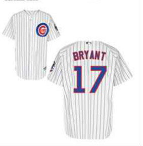 Chicago Cubs #17 kris BRYANT MLB white jersey