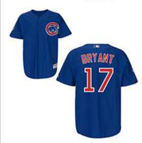 Chicago Cubs #17 kris BRYANT MLB blue jersey