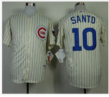Chicago Cubs #10 Ron Santo Cream 1969 Turn Back The Clock Stitched Baseball Jersey Chicago Cubs #10 Ron Santo Cream 1969 Turn Back The Clock Stitched Baseball Jersey
