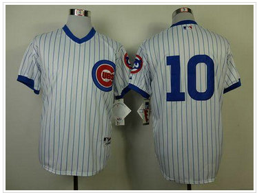 Chicago Cubs #10 Ron Santo White 1988 Turn Back The Clock Stitched Baseball Jersey Chicago Cubs #10 Ron Santo White 1988 Turn Back The Clock Stitched Baseball Jersey