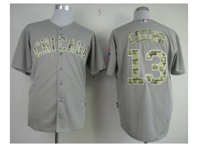 mlb jerseys chicago cubs #13 castro grey(number camo)
