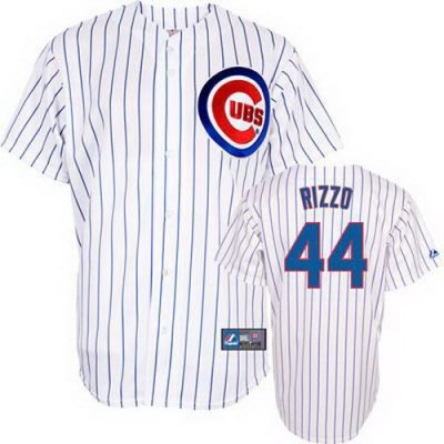 Chicago Cubs 44 Rizzo White MLB Jerseys