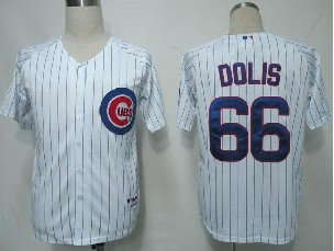 Chicago Cubs 66 Dolis White(Blue Strip)MLB Jerseys Chicago Cubs 66 Dolis White(Blue Strip)MLB Jerseys