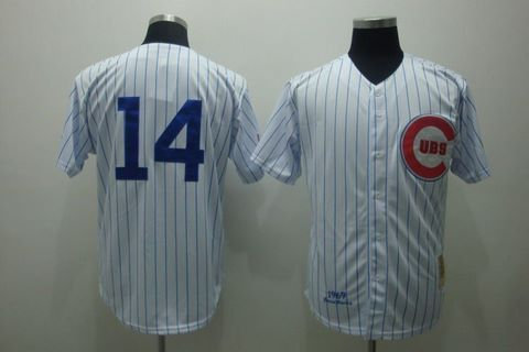 Chicago Cubs 14 Ernie Banks Home Jerseys white Chicago Cubs 14 Ernie Banks Home Jerseys white