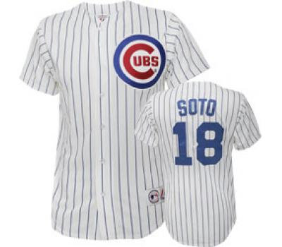 Chicago Cubs SOTO 18 White Chicago Cubs SOTO 18 White