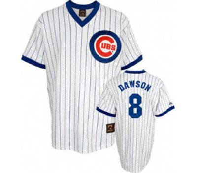 Dawson 8 White (blue strip) Chicago Cubs Dawson 8 White (blue strip) Chicago Cubs