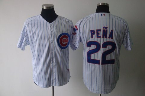 Chicago Cubs 22 Pena white Jerseys Chicago Cubs 22 Pena white Jerseys