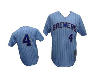 Milwankee Brewers Paul Molitor 4 White M&N