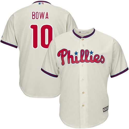 Phillies 10 Larry Bowa Cream Cool Base Jersey Phillies 10 Larry Bowa Cream Cool Base Jersey