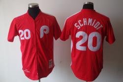 Philadelphia Phillies20# 1980 Road Mike Schmidt red
