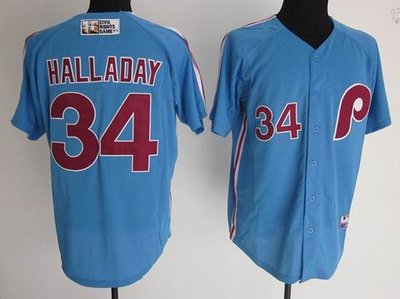 philadelphia phillies 34 halladay blue