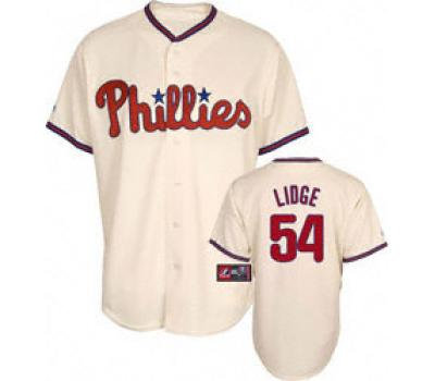 Philadelphia Phillies 54 LIDGE cream