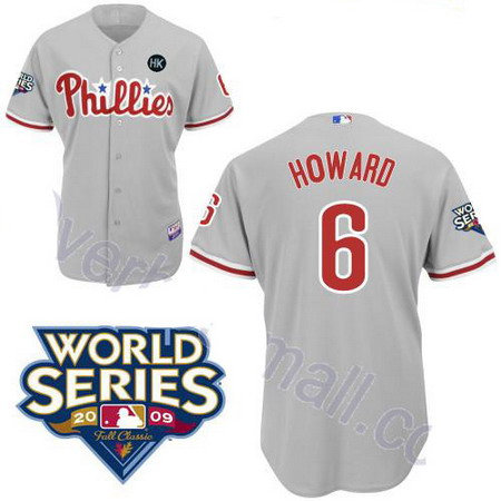 Philadelphia Phillies 6 Ryan Howard gery jerseys Philadelphia Phillies 6 Ryan Howard gery jerseys